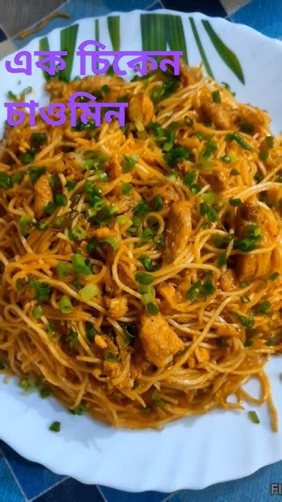 বাড়িতেই বানিয়ে ফেললাম এগ চিকেন চাওমিন। Egg Chicken Chow Mein Noodles