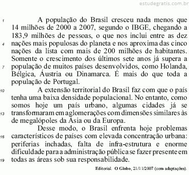 A Respeito Das Id Ias E De Aspectos Gramaticais Do Texto