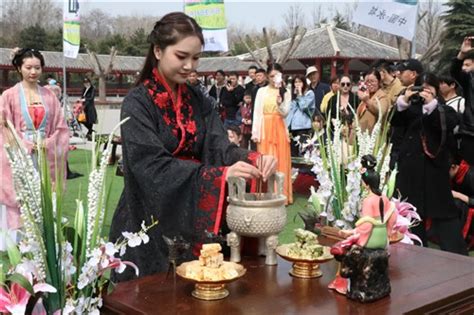 着汉服、行汉礼、学花艺 芒砀山春韵华服嘉年华圆满落幕河南频道凤凰网