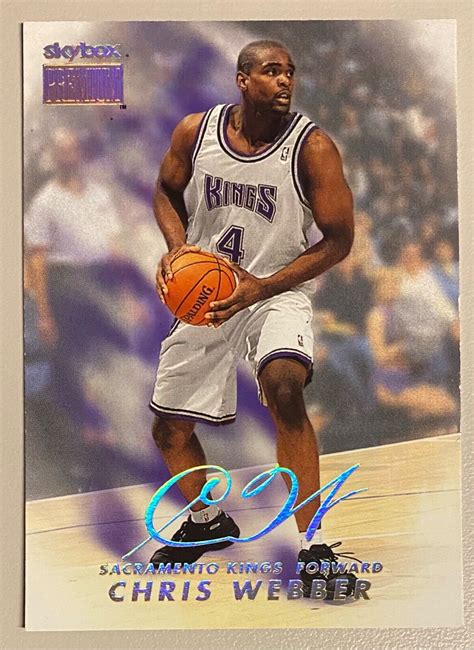 Chris Webber Skybox Premium Basketball Card Sacramento