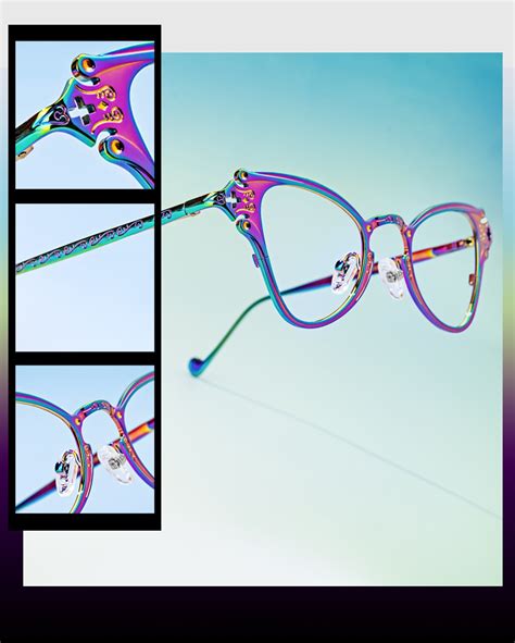 Chuchin Cat Eye Purple Eyeglasses Vooglam