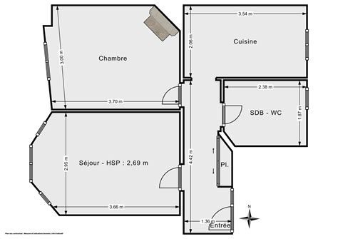 Ravissant 2 pièces 41 m² Traversant Boulevard Jean Jaurès Boulogne