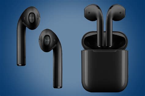 Black Apple Air Pods Generation 2 High Copy Wishhub