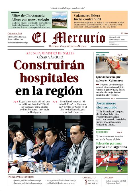 Diario El Mercurio El Portal De Los L Deres De Opini N