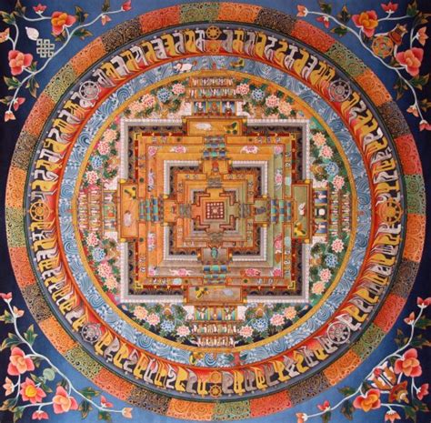 Mandala Méditatif Et éphémère Des Tibétains Мандала