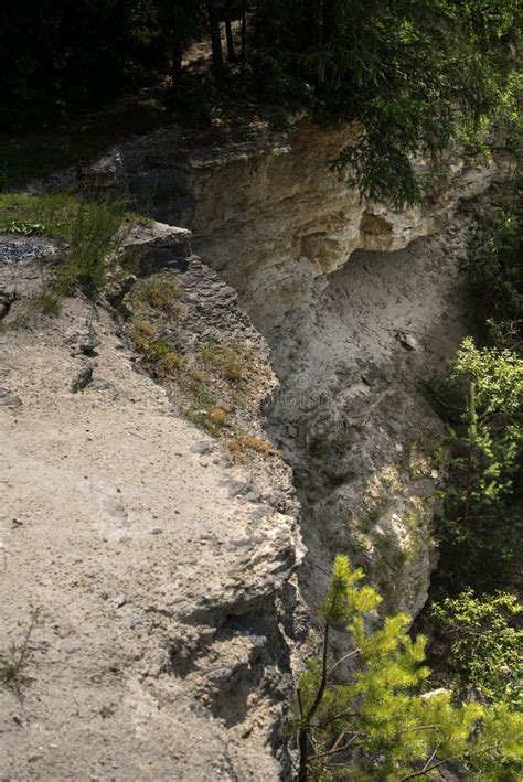 Soil Texture Sand Cliffs Geological Rocks Stock Image Image Of Edge