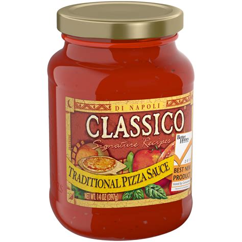 Classico Signature Recipes Traditional Pizza Sauce 14 Oz Jar