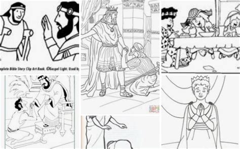 Mephibosheth Coloring Page Sundayschoolist