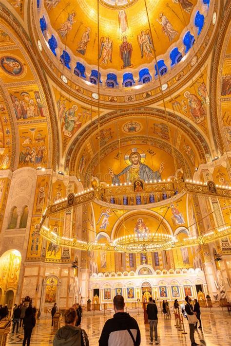 The Church Of Saint Sava Hram Svetog Save In Belgrade Serbia