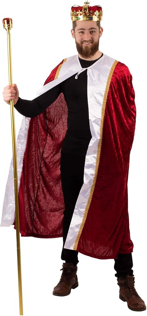 Tigerdoe King Costume 3 Pc Medieval Adult Costume Set King