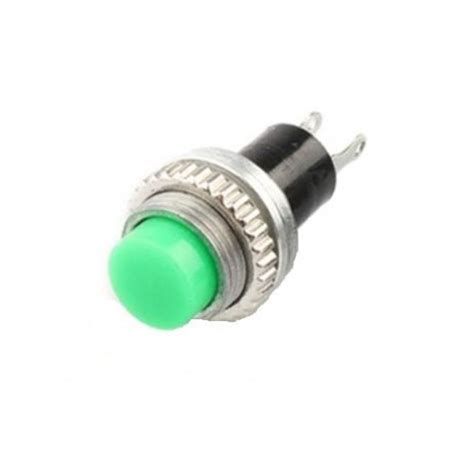 Green Ds 316 10mm Lock Free Momentary Self Reset Small Push Button