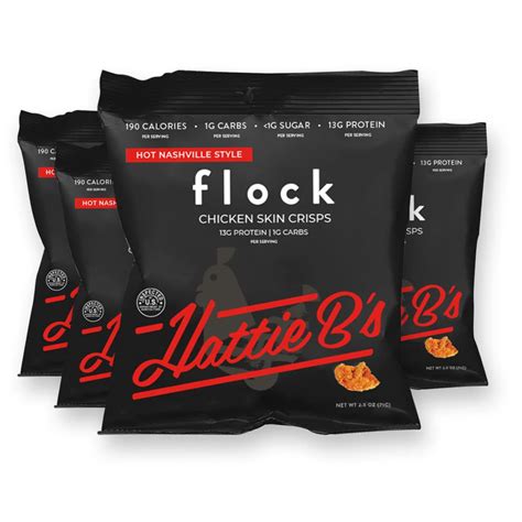 Amazon Flock Keto Chicken Skin Chips Made In USA Hattie Bs