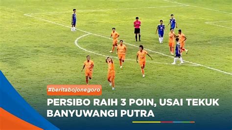 BAJONEGORO Menang 3 2 Atas Banyuwangi Putra Persibo Bojonegoro Raih