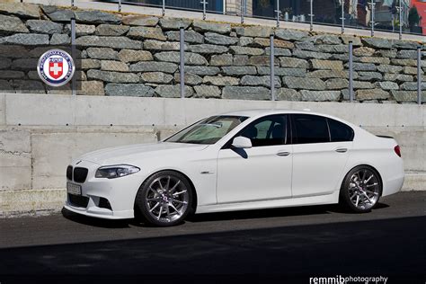 Alpine White Bmw F10 520d Rides Clean On Hre Wheels