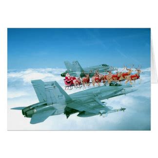 Tracking Santa Claus by the Air Force Greeting Cards