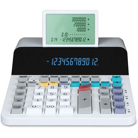 Sharp El Digit Paperless Printing Calculator