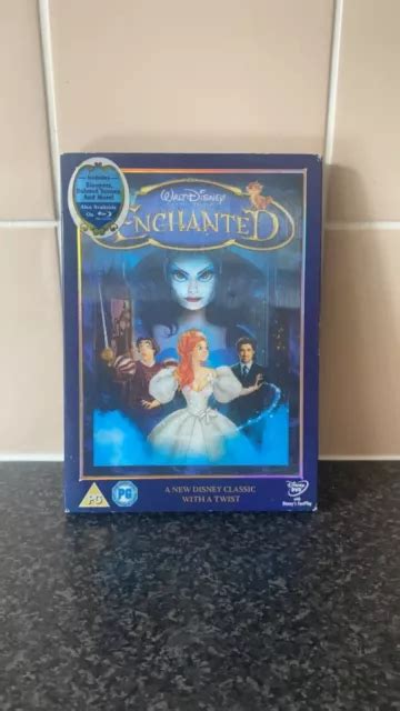 WALT DISNEY ENCHANTED Dvd With Disney's Fast Play. Like New Holographic ...