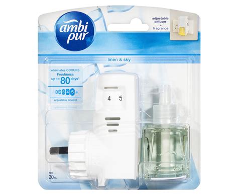 Ambi Pur Plug In Air Freshener Set Linen Sky 20mL Catch Co Nz