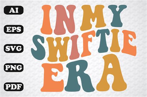 In My Swiftie Era Wavy Svg Graphic By Sujon1638 Creative Fabrica