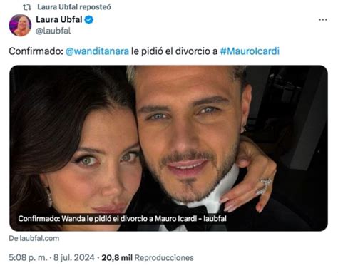 Wanda Nara Le Pidi El Divorcio A Mauro Icardi El Millonario