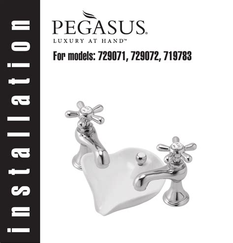 Pegasus Bathroom Faucet Installation Instructions – Semis Online