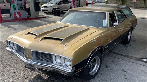 1970 Oldsmobile Vista Cruiser 442 Clone With A Built 455 Youtube