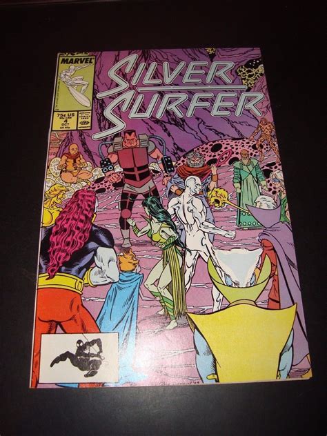 Silver Surfer Marvel Comic Book Norrin Radd Galactus Shalla