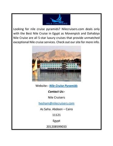 Nile Cruise Pyramids | Nilecruisers.com by nilecruisers12 - Issuu