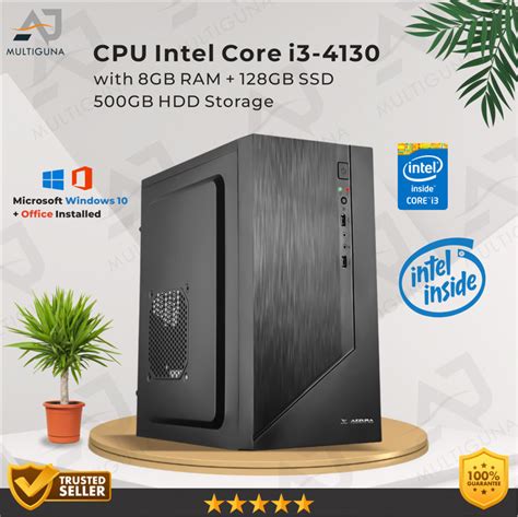 Jual Cpu Pc Komputer Intel Core I Gen Ram Gb Ssd Rakitan Office