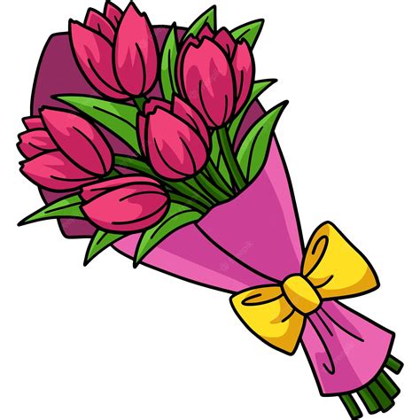 Flower Bouquet Cartoon PNG Images PSD Free Download Pikbest, 56% OFF