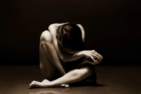 Sexy Nude Woman Black And White Art Stock Photo Belovodchenko