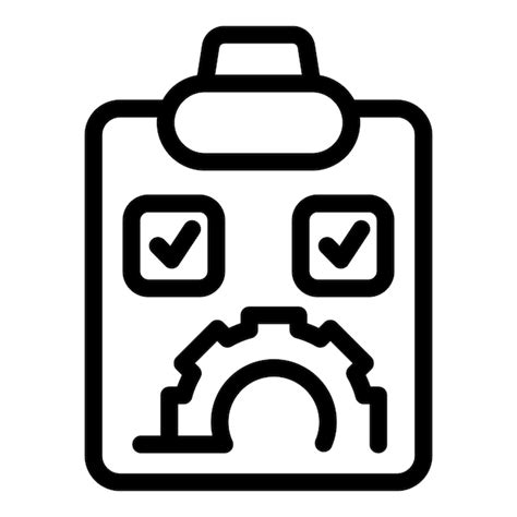 Premium Vector Clipboard Showing Checkmarks Representing Project