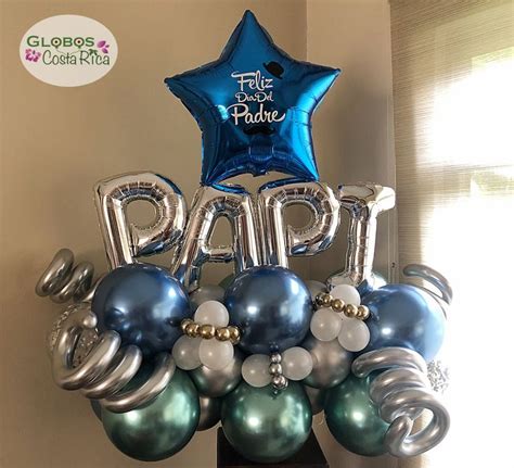 ¡feliz Dia Del Padre Globos Decoraciones De Cumpleaños Para Hombres Decoración Con Globos