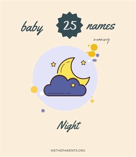 75 Stellar Baby Names Meaning Night Boys Girls And Unisex Included