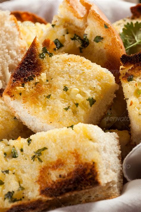 Homemade Crunchy Garlic Bread Stock Photo By Bhofack2 Photodune