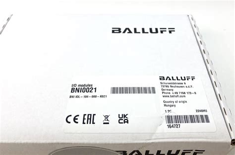 Balluff Bni Io Link Sensor Actuator Hub Bni Iol K For