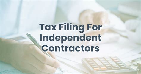 Learn How To Files Taxes As A Self Employed Individual Or Independent