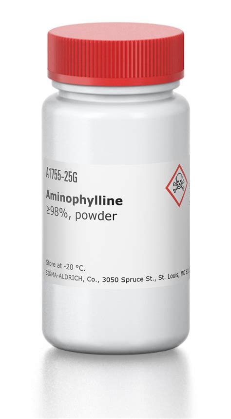 Aminophylline 98 Powder A1755 25G SIGMA ALDRICH SLS