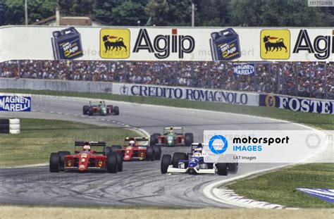 Nigel Mansell Ferrari 641 2 Battles With Jean Alesi Tyrrell 019 Ford