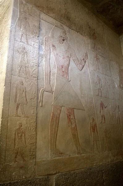 Mastaba of Ptahhotep and Akhethotep. Polychrome relief