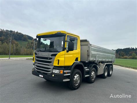 Wywrotka Scania P 410 8x4 CB Moser Rockbox Boardmatik Retarder Na