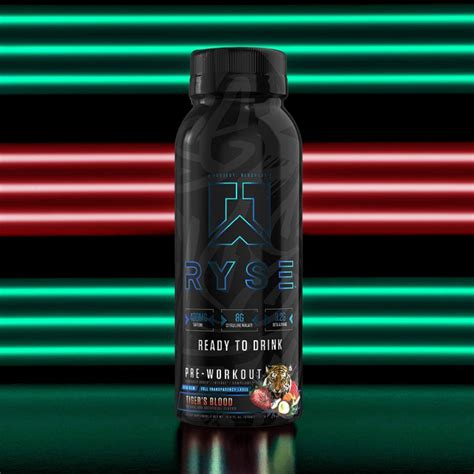 Buy Ryse Project Blackout Ready To Drink RTD Pre Workout Pump