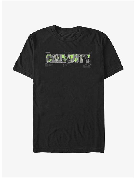 Call Of Duty Camo Logo T Shirt Black Hot Topic