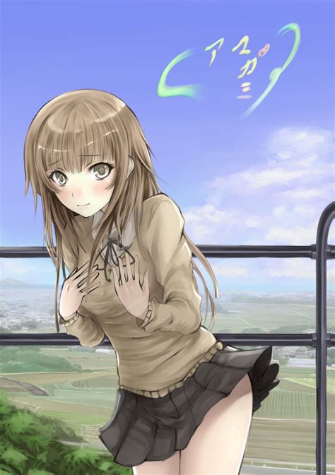 Safebooru 1girl Amagami Brown Eyes Brown Hair Highres Kamizaki Risa