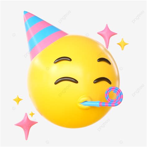 Celebration Emoji, Celebrate, Emoticons, Cartoon Emoticon Pack PNG ...