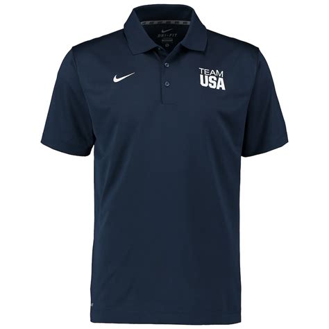 Nike Team Usa Navy Varsity Performance Polo