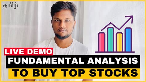 Fundamental Analysis To Buy Stock Live Demo Tamil Youtube