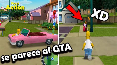 El Mejor Juego De Los Simpsons Los Simpsons Hit And Run Youtube