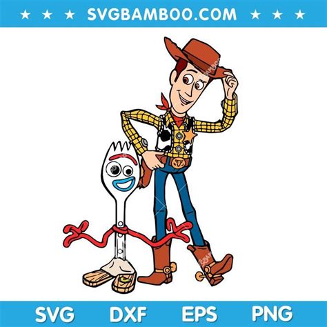 Woody Forky Toy Story SVG, Woody And Forky SVG, Disney Toy Story SVG ...