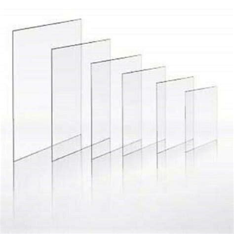 Clear Acrylic Perspex Sheet Cut To Size Plastic Panels Thickness Mm